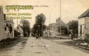 Jutigny (Seine-et-Marne) - Route de Bray à Provins