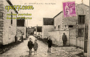 Jutigny (Seine-et-Marne) - Rue de l&rsquo;Eglise