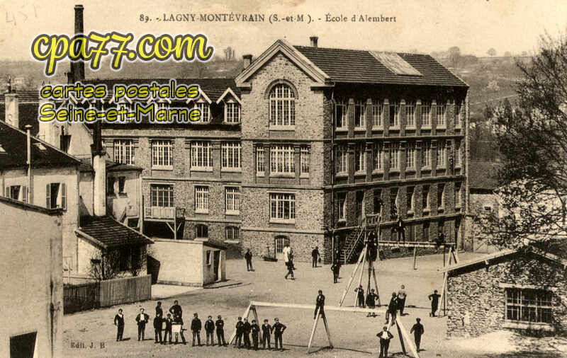 Lagny Sur Marne (Seine-et-Marne) - Ecole d&rsquo;Alembert
