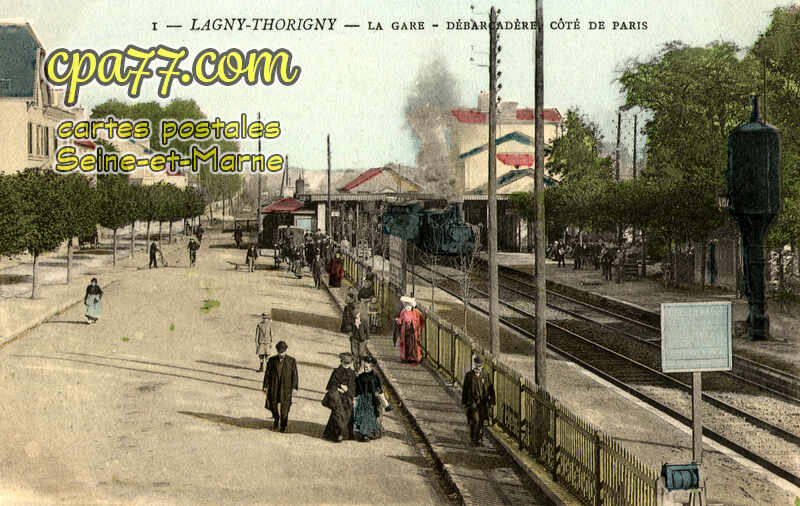 Lagny Sur Marne (Seine-et-Marne) - La Gare – débarcadère côté de Paris