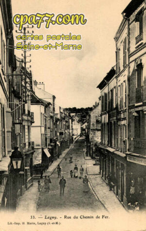 Lagny Sur Marne (Seine-et-Marne) - Rue du Chemin de Fer