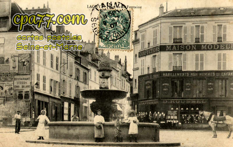 Lagny Sur Marne (Seine-et-Marne) - Place de la Fontaine
