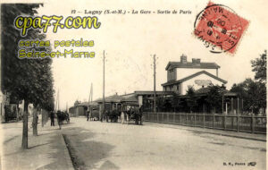 Lagny Sur Marne (Seine-et-Marne) - La Gare – Sortie de Paris