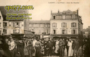 Lagny Sur Marne (Seine-et-Marne) - La Place – Jour de Marché
