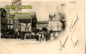 Lagny Sur Marne (Seine-et-Marne) - Le Marché Place de la Fontaine