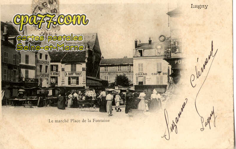 Lagny Sur Marne (Seine-et-Marne) - Le Marché Place de la Fontaine