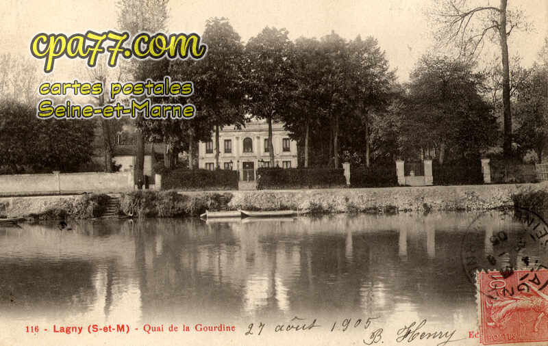 Lagny Sur Marne (Seine-et-Marne) - Quai de la Gourdine