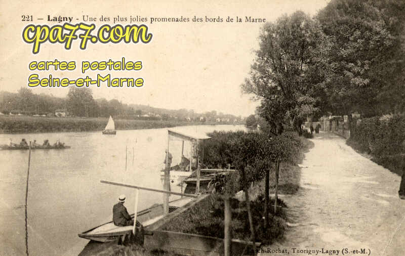 Lagny Sur Marne (Seine-et-Marne) - Une des plus jolies promenades des bords de la Marne