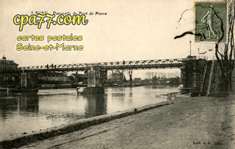 Lagny Sur Marne (Seine-et-Marne) - Passerelle du Pont de Pierre