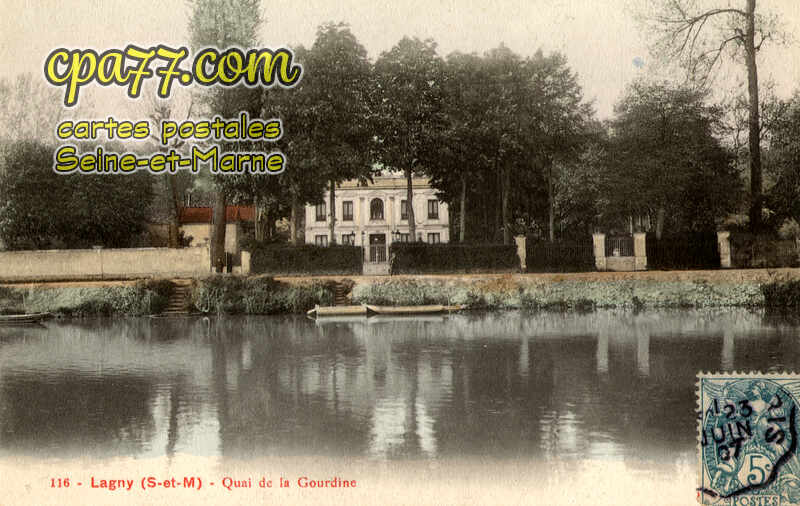 Lagny Sur Marne (Seine-et-Marne) - Quai de la Gourdine