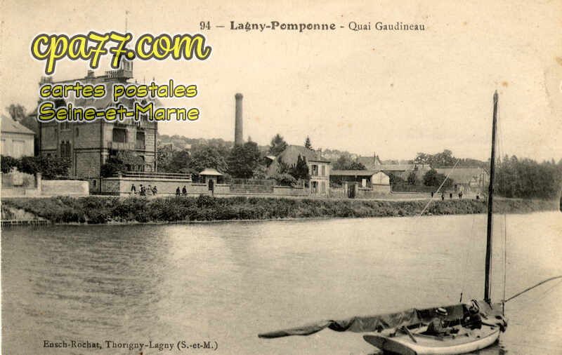 Lagny Sur Marne (Seine-et-Marne) - Lagny-Pomponne – Quai Gaudineau