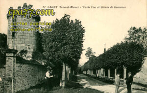 Lagny Sur Marne (Seine-et-Marne) - Vieille Tour et Chemin de Gourvernes
