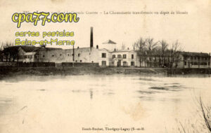 Lagny Sur Marne (Seine-et-Marne) - Lagny pendant la Grande Guerre – La Chamoiserie transformée en dépôt de Blessés