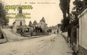 Lagny Sur Marne (Seine-et-Marne) - Rue Saint-Denis et Tour