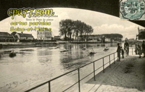 Lagny Sur Marne (Seine-et-Marne) - Lagny-Pomponne – Sous le Pont de Pierre