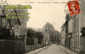 Lagny Sur Marne (Seine-et-Marne) - Rue Jeanne-d&rsquo;Arc – L&rsquo;Abside de l&rsquo;Eglise