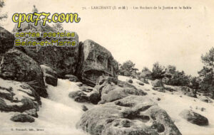 Larchant (Seine-et-Marne) - Les Rochers de la Justice et le Sable