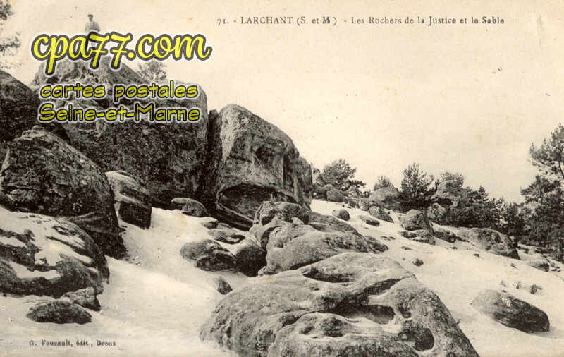 Larchant (Seine-et-Marne) - Les Rochers de la Justice et le Sable