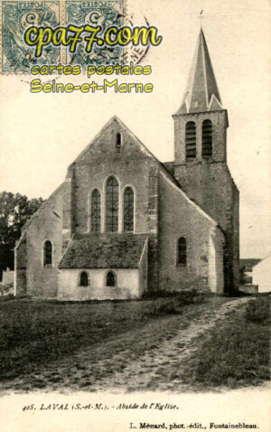 Laval En Brie (Seine-et-Marne) - Abside de l&rsquo;Eglise