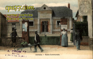 Lechelle (Seine-et-Marne) - Ecole Communale