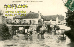 Lechelle (Seine-et-Marne) - Le Pont de la Traconne
