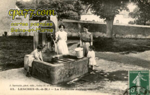 Lesches (Seine-et-Marne) - La Fontaine sulfureuse