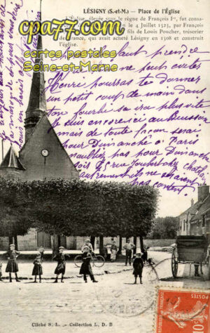 Lésigny (Seine-et-Marne) - Place de l&rsquo;Eglise