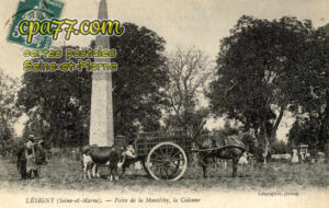 Lésigny (Seine-et-Marne) - Foire de la Montétby, la colonne