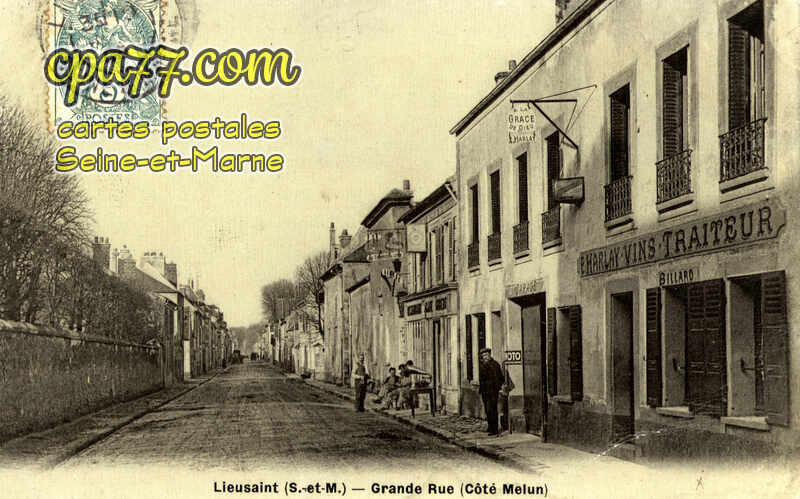Lieusaint (Seine-et-Marne) - Grande Rue (Côté Melun)