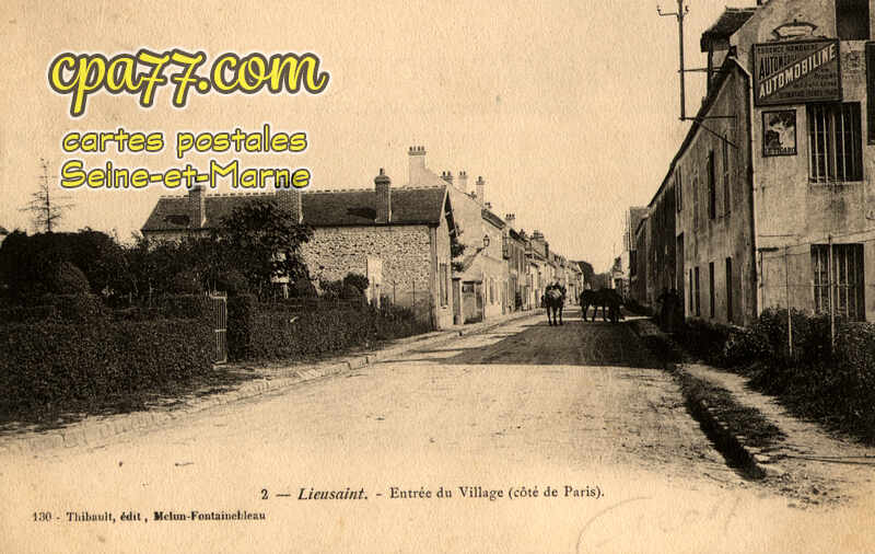 Lieusaint (Seine-et-Marne) - Entrée du Village (côté de Paris)