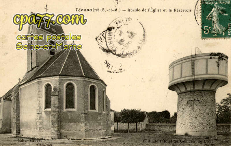 Lieusaint (Seine-et-Marne) - Abside de l&rsquo;église et le Réservoir