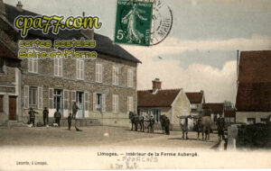 Limoges Fourches (Seine-et-Marne) - Intérieur de la Ferme Aubergé