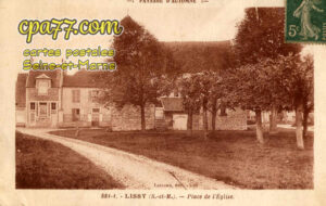 Lissy (Seine-et-Marne) - Paysage d&rsquo;automne – Place de l&rsquo;église