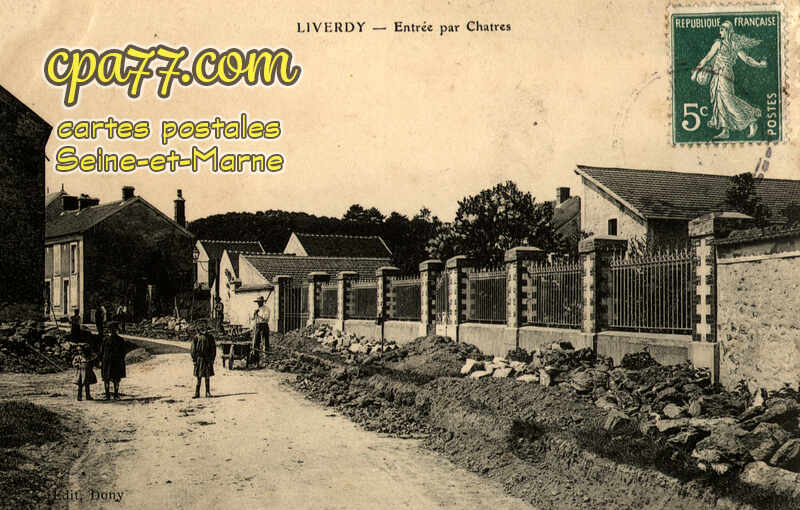 Liverdy En Brie (Seine-et-Marne) - Entrée par Chatres