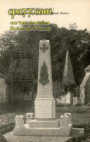 Liverdy En Brie (Seine-et-Marne) - Le Monument aux Morts de la Grande Guerre