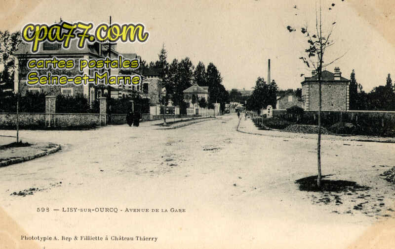 Lizy Sur Ourcq (Seine-et-Marne) - Avenue de la Gare