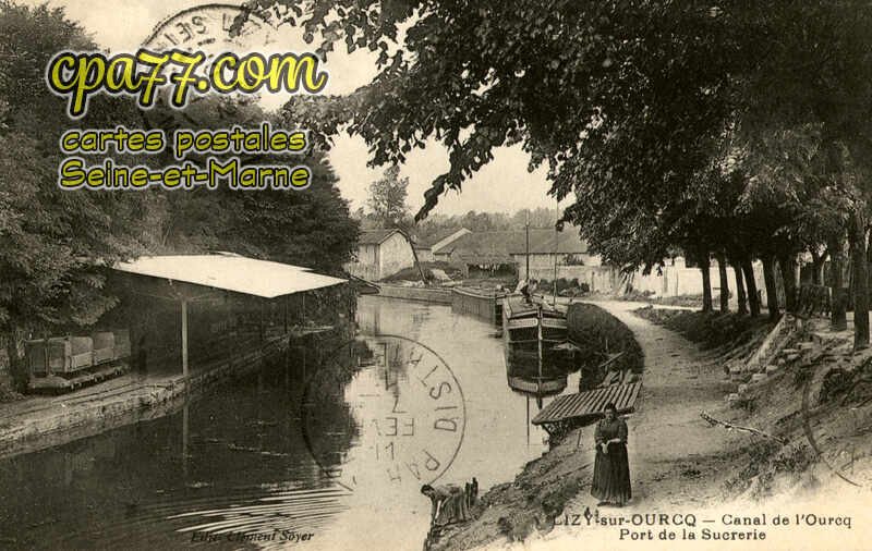 Lizy Sur Ourcq (Seine-et-Marne) - Canal de l&rsquo;Ourcq – Port de la Sucrerie