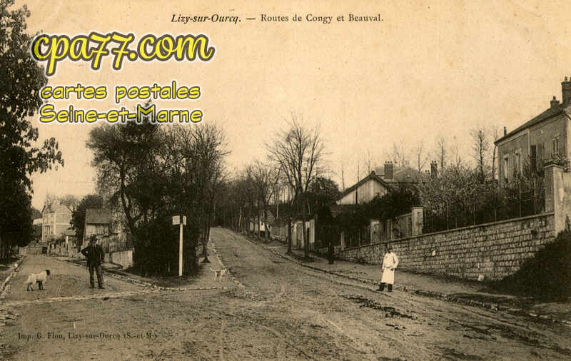 Lizy Sur Ourcq (Seine-et-Marne) - Routes de Congy et Beauval