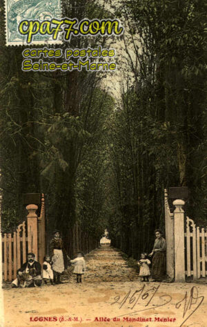 Lognes (Seine-et-Marne) - Allée du Mandinet Menier