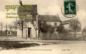 Lognes (Seine-et-Marne) - Villa de Lierre et Villa de Roses