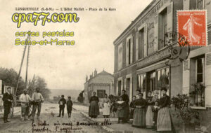 Longueville (Seine-et-Marne) - L&rsquo;Hôtel Mallet – Place de la Gare