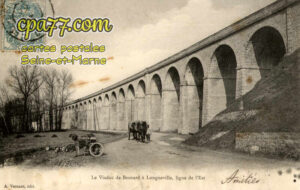 Longueville (Seine-et-Marne) - Le Viaduc à Besnard à Longueville, ligne de l&rsquo;Est