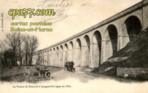 Longueville (Seine-et-Marne) - Le Viaduc de Besnard à Longueville ligne de l&rsquo;Est