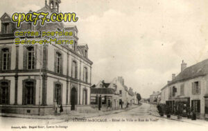 Lorrez Le Bocage Préaux (Seine-et-Marne) - Hôtel de Ville et Rue de vaux