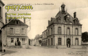 Lorrez Le Bocage Préaux (Seine-et-Marne) - La Poste et l&rsquo;Hôtel de Ville