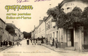 Lorrez Le Bocage Préaux (Seine-et-Marne) - Rue Neuve de Brie, dite Rue de Montereau