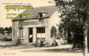 Lorrez Le Bocage Préaux (Seine-et-Marne) - Le Café-Hôtel de la Gare