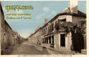 Lorrez Le Bocage Préaux (Seine-et-Marne) - Hôtel du Grand Cerf, Route de Voulx