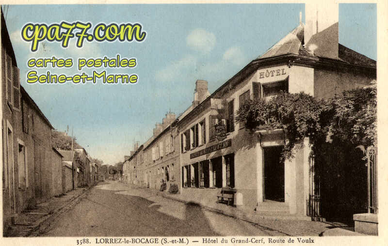 Lorrez Le Bocage Préaux (Seine-et-Marne) - Hôtel du Grand Cerf, Route de Voulx