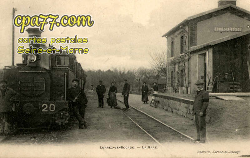 Lorrez Le Bocage Préaux (Seine-et-Marne) - La Gare